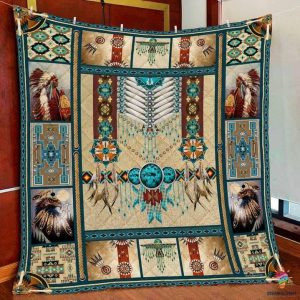 Native Pattern Culture Blanket Premium Blanket and Quilt Blanket HG