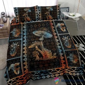 Hippie Gift Mushroom Bedding Set LN