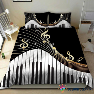 Piano Bedding LN Music Instrument Bedding Music Bedding Piano Blanket Piano Gift